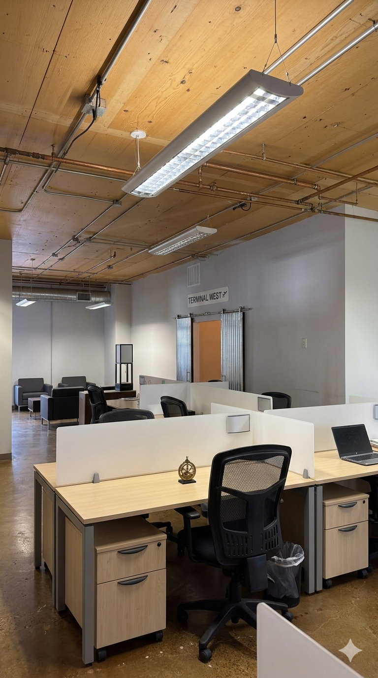 The Globehub private desk in Chamblee near Atlanta